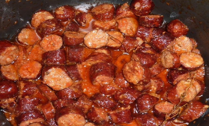 Rougail saucisses réunionnais