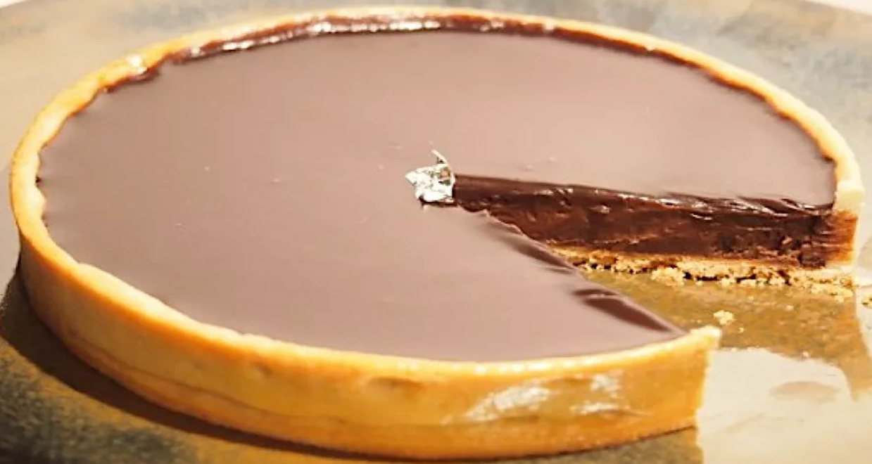 Tarte choco / crunch caramel