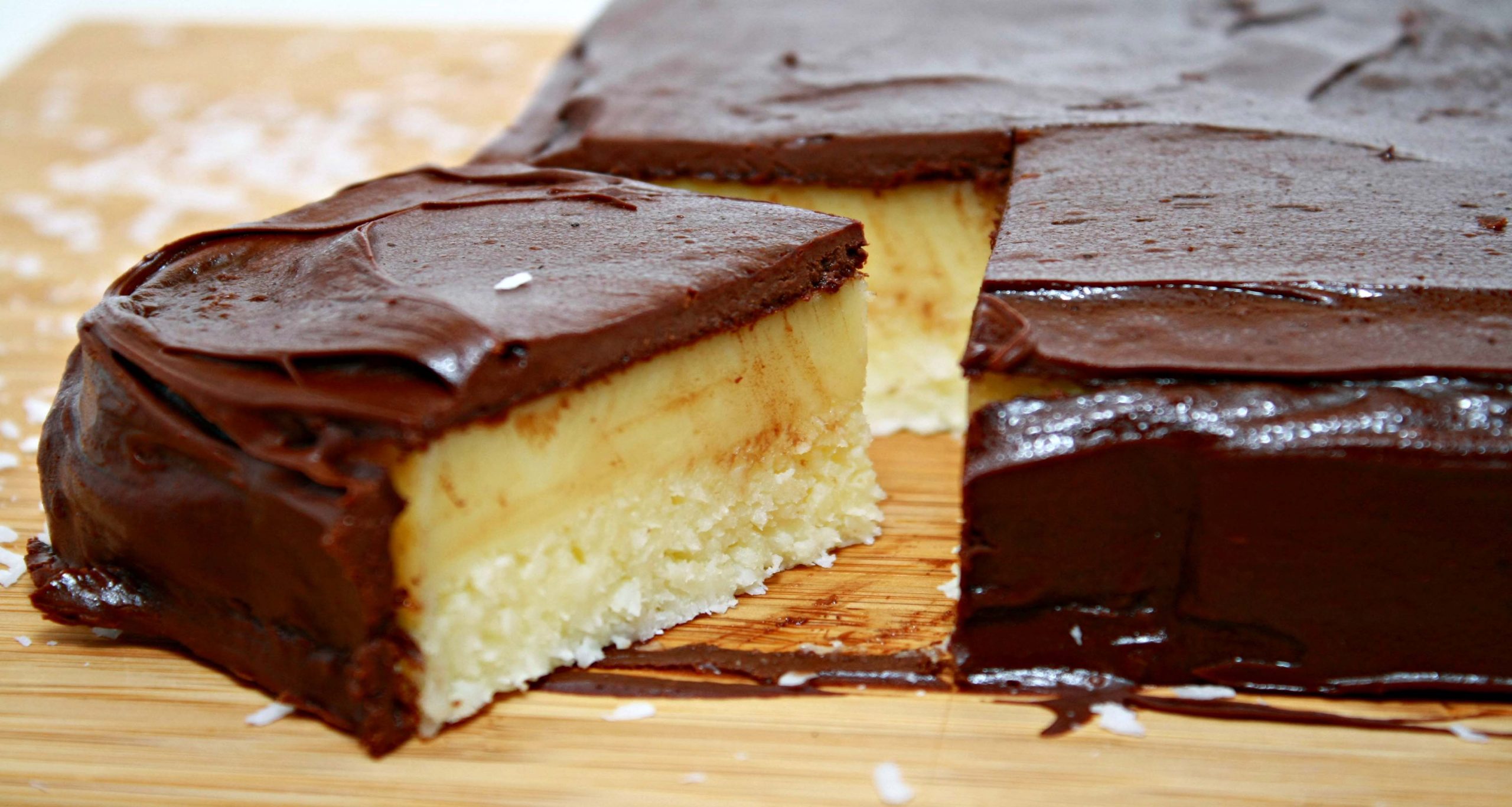 Gâteau Bounty ou gâteau à la noix de coco