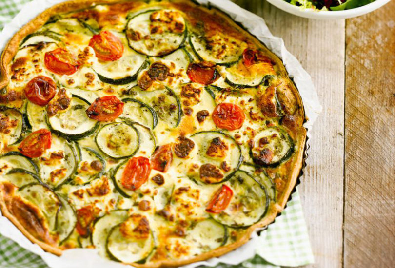 Quiche courgettes et chèvre