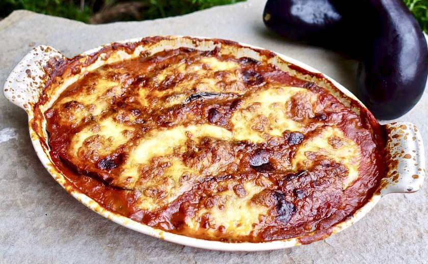 Gratin d’aubergines à la mozzarella