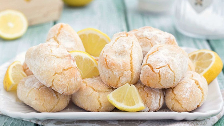 Recette biscuits au citron et aux amandes facile