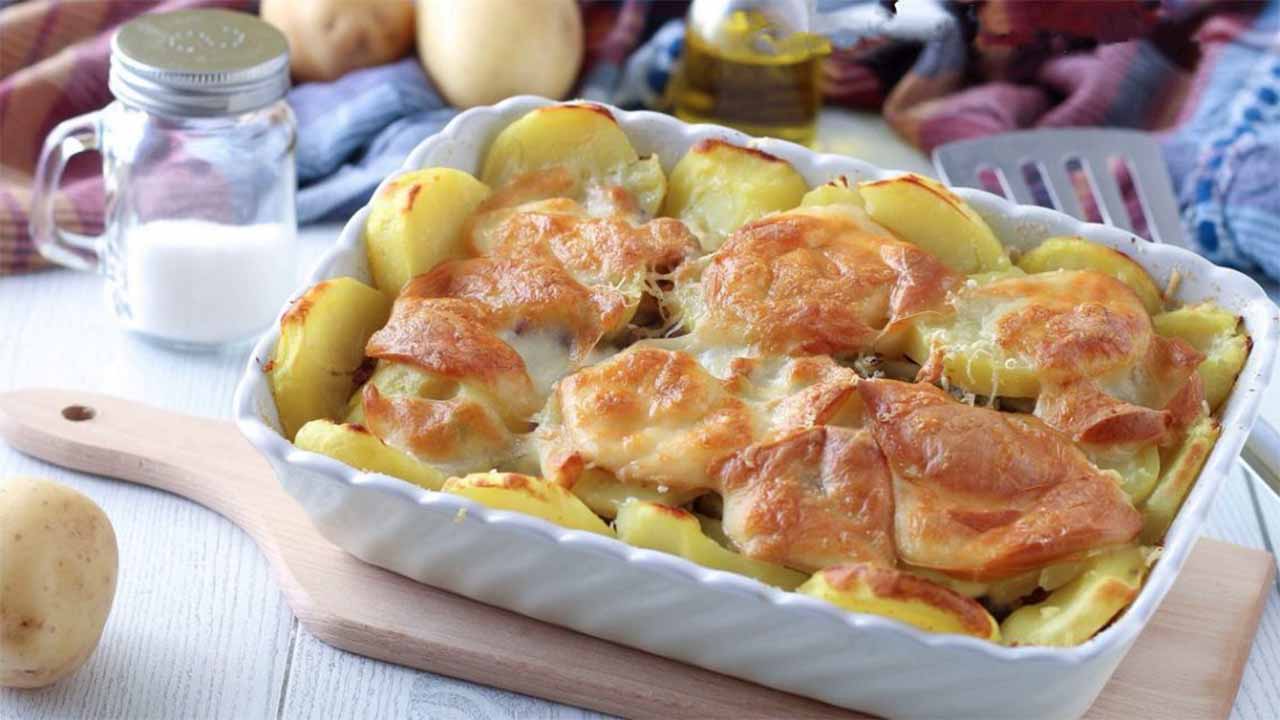 Gratin de chou-fleur et de pommes de terre