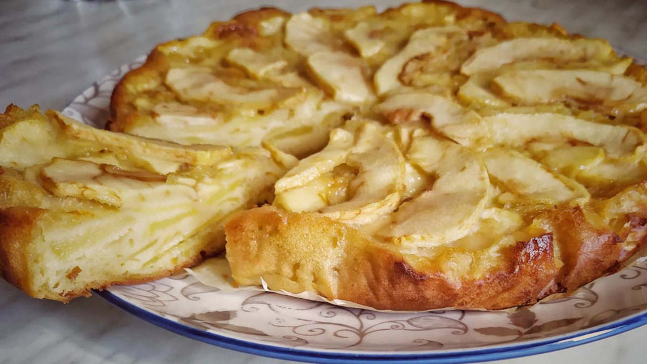 Recette gâteau aux pommes invisible sublime