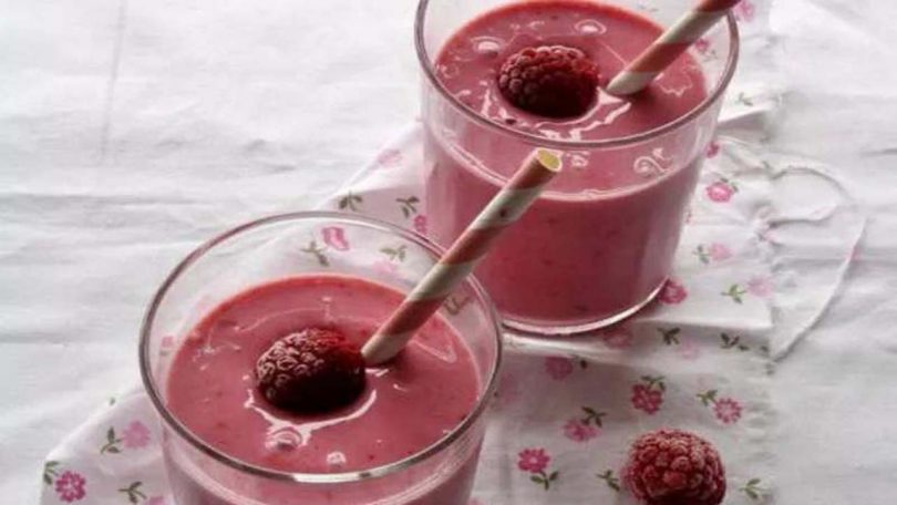 Recette smoothie framboise et yaourt