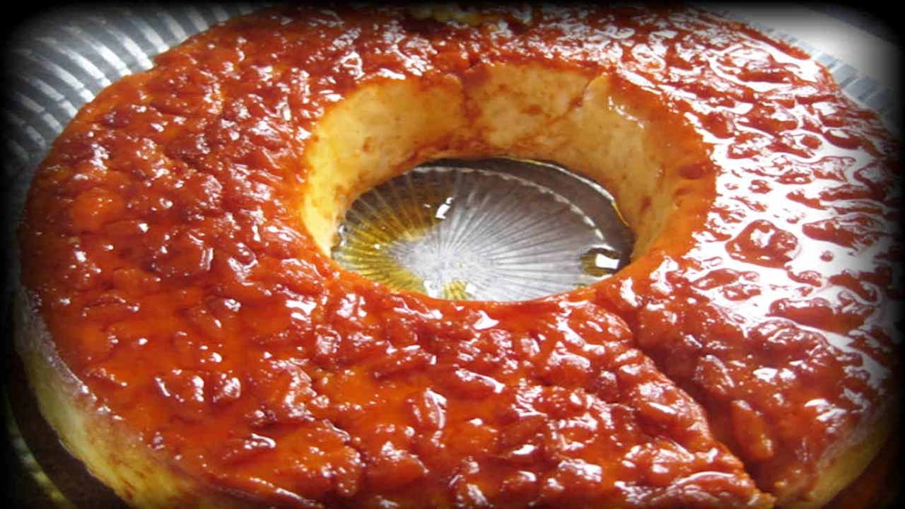 Gâteau de riz au caramel et vanille à l’ancienne