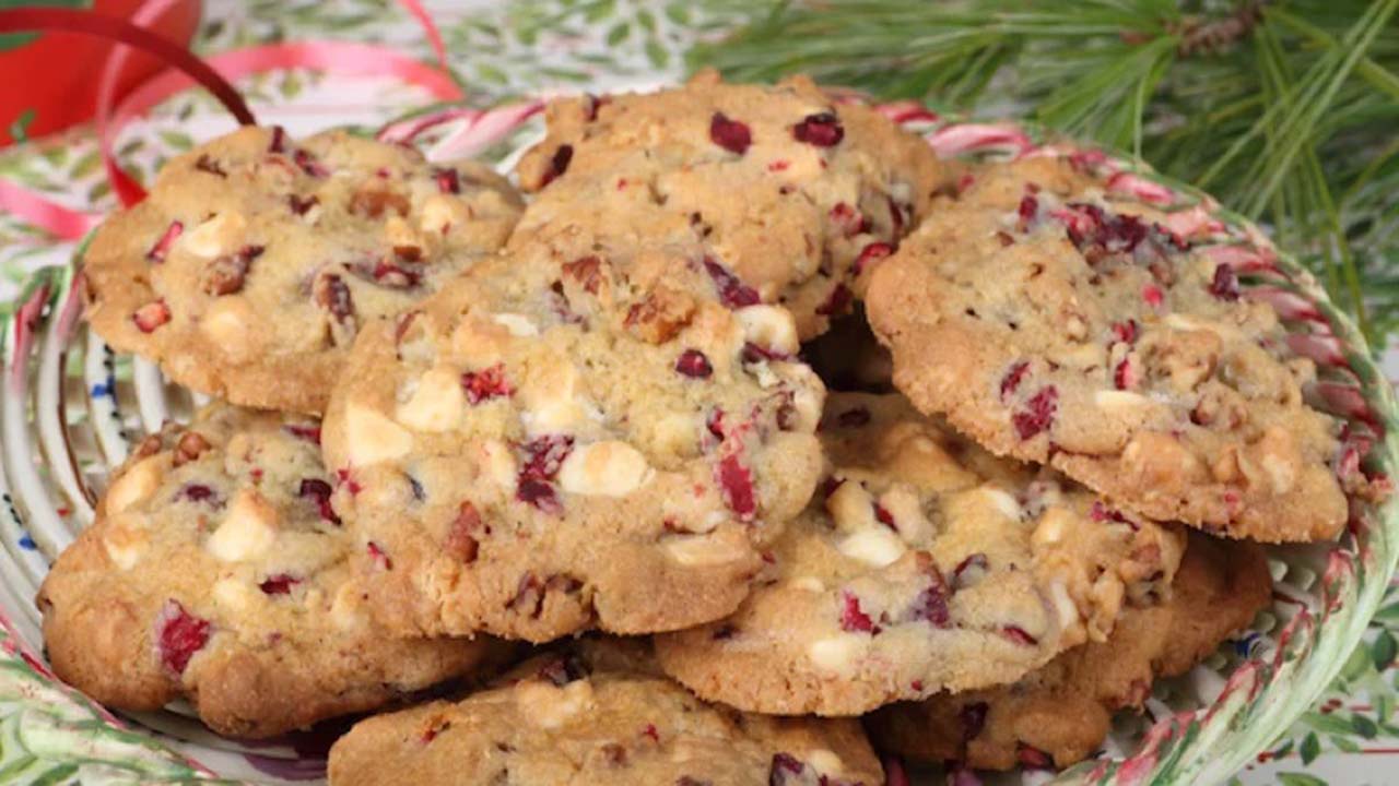 Cookies au chocolat blanc et aux framboises